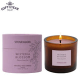 Stoneglow The Walled Garden Wisteria Blossom Natural Wax Candle