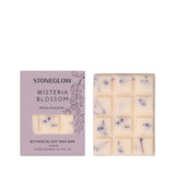 Stoneglow The Walled Garden Wisteria Blossom Wisteria Peony Pear Scented Botanical Soy Wax Melt Snap Bar