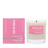 Stoneglow Wellbeing Pure Bliss Essential Oil Scented Soy Candle