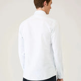 Sunspel Button Down Oxford Shirt In Light Blue/White