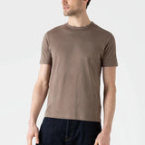 Sunspel Classic Crew Neck T‑shirt in Cedar