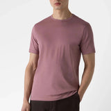 Sunspel Classic Crew Neck T‑shirt in Vintage Pink