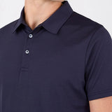 Sunspel Jersey Classic Polo Shirt In Navy