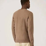 Sunspel Loopback Sweatshirt In Dark Cedar