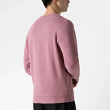 Sunspel Loopback Sweatshirt in Vintage Pink