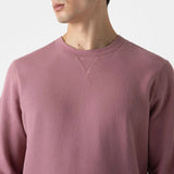 Sunspel Loopback Sweatshirt in Vintage Pink