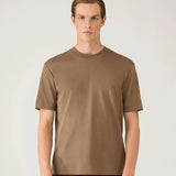 Sunspel Relaxed Fit Heavyweight T‑Shirt In Dark Cedar