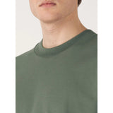 Sunspel Relaxed Fit Heavyweight T‑shirt In Dusk Green