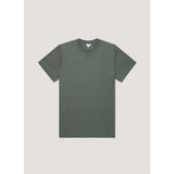 Sunspel Relaxed Fit Heavyweight T‑shirt In Dusk Green