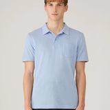 Sunspel Riviera Polo Shirt In Sky