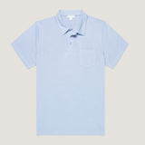 Sunspel Riviera Polo Shirt In Sky