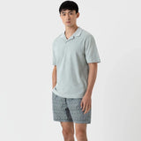 Sunspel Toweling Polo Shit Laurel