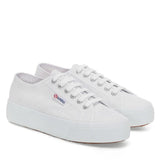 Superga 2740 Platform Trainers in White