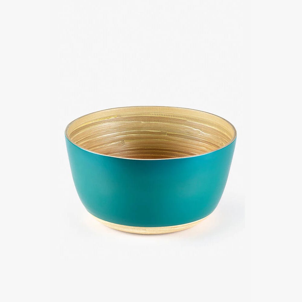 Sur La Table Bamboo Salad Bowl in Green 28cm