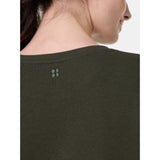Sweaty Betty After Class Longline Sweatshirt In Nori Green
