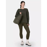 Sweaty Betty After Class Longline Sweatshirt In Nori Green