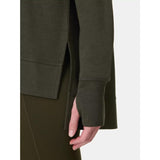 Sweaty Betty After Class Longline Sweatshirt In Nori Green