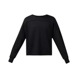 Sweaty Betty After Class Seam Detail Crop Sweatshirt In Black
