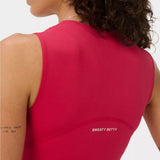Sweaty Betty All Day Cropped Wrap Vest In Crimson Red
