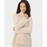 Sweaty Betty Alpine Wool Funnel Neck In Barley Beige