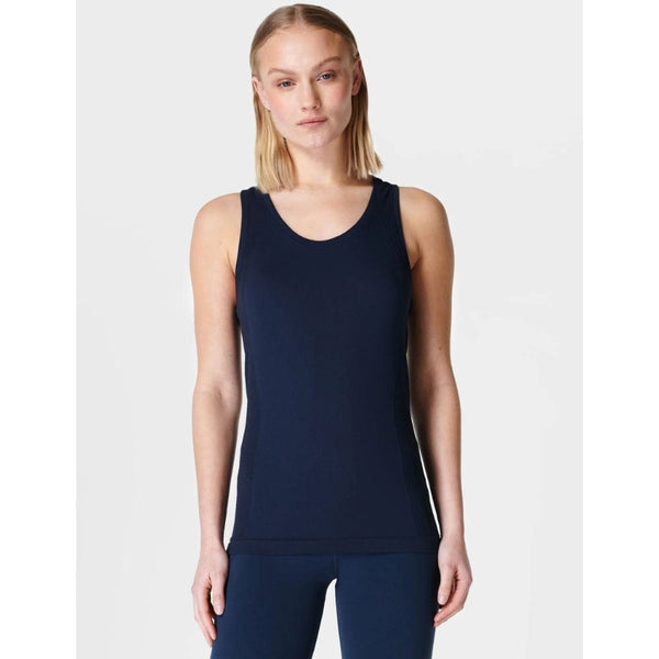 Sweaty Betty Athlete Seamless Gym Vest In Navy