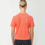 Sweaty Betty Breathe Easy Mesh T-Shirt Orange