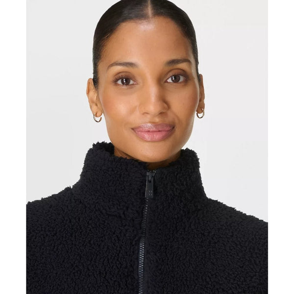 Sweaty Betty Canyon Fleece Zip Up In Black