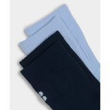 Sweaty Betty Crew Running Socks 2 Pack In Navy Blue / Glacier Blue