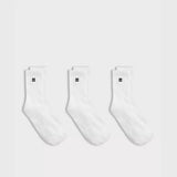 Sweaty Betty Essentials Crew Socks 3 Pack In White