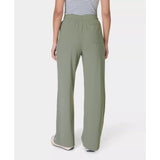Sweaty Betty Explorer Wide Leg Trousers In Willow Green