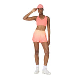 Sweaty Betty Get Set 2-in-1 Multi-Train Shorts in Melon Pink/Peach/Orange Ombre