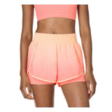 Sweaty Betty Get Set 2-in-1 Multi-Train Shorts in Melon Pink/Peach/Orange Ombre