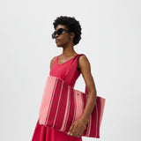 Sweaty Betty Knitted Stripe Bag In Melrose Pink