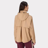 Sweaty Betty Motion Waterproof Cropped Parka In Golden Beige