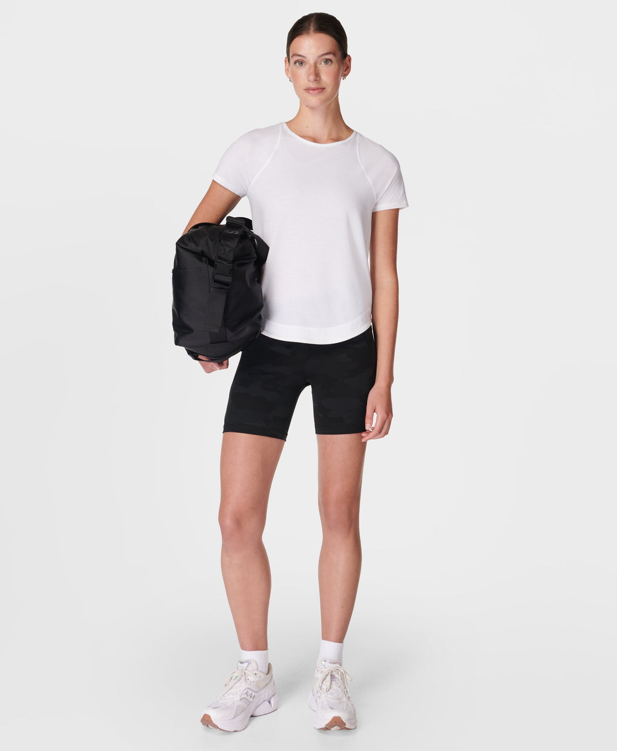 Black Camo Sweaty Betty Bike Shorts Sweaty Betty Power 6