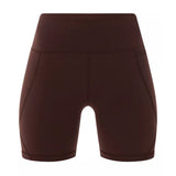 Sweaty Betty Power 6" Cycling Shorts In Espresso Brown