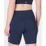 Sweaty Betty Power 6" Cycling Shorts In Navy Blue