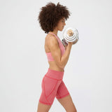 Sweaty Betty Power 6" Cycling Shorts In Red Micro Stripe