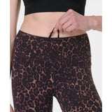 Sweaty Betty Power 7/8 Gym Leggings In Brown Wild Leopard Print