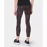 Sweaty Betty Power 7/8 Gym Leggings In Brown Wild Leopard Print