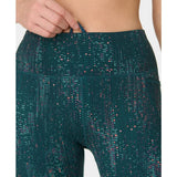 Sweaty Betty Power 7/8 Gym Leggings In Green Code Print