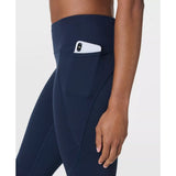 Sweaty Betty Power 7/8 Gym Leggings In Navy Blue