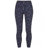 Sweaty Betty Power 7/8 Gym Leggings In Purple Leopard Splash Print
