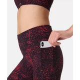 Sweaty Betty Power 7/8 Gym Leggings In Red Tortoise Print