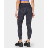 Sweaty Betty Power 7/8 Reflective Workout Leggings In Black Star Reflective Print