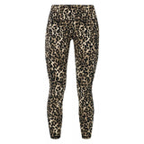 Sweaty Betty Power Piping Workout Leggings In Brown Ink Leopard Print