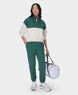 Sweaty Betty Revive Crop Half Zip in Green