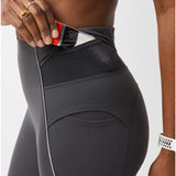 Sweaty Betty Runner's High Power Reflective Leggings Grey