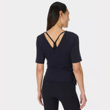 Sweaty Betty Soft Flow Studio Wear Your Way T-Shirt In Black