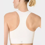 Sweaty Betty Stamina Soft Touch Voop Bra In Lily White